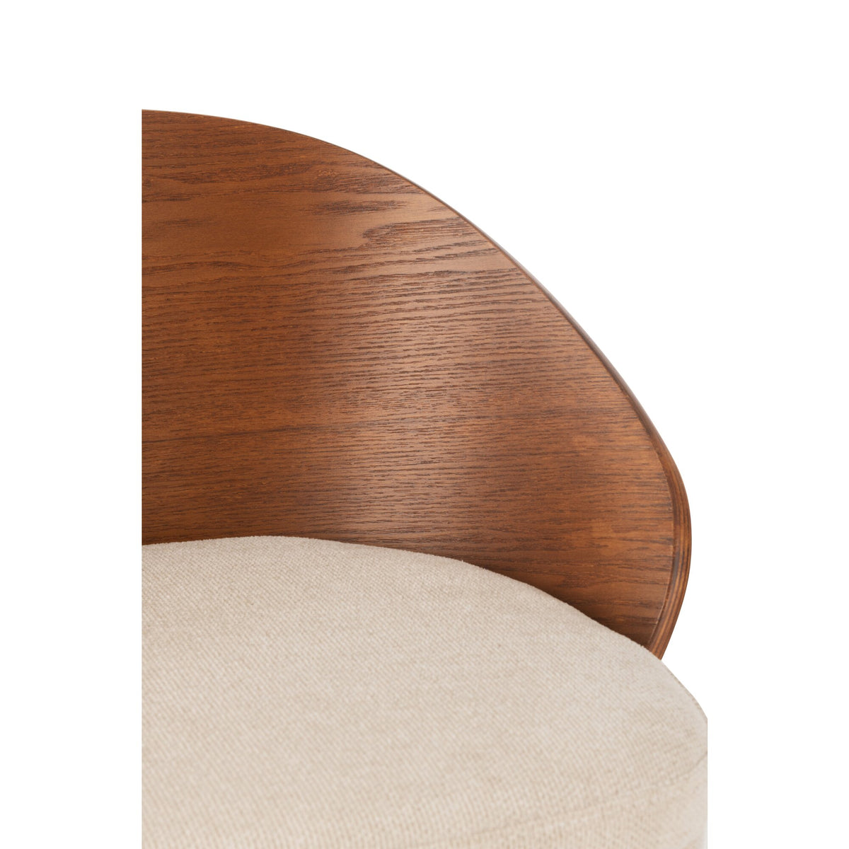 Taburete de bar Lone Multiplex/Metal Marrón/Beige J-Line