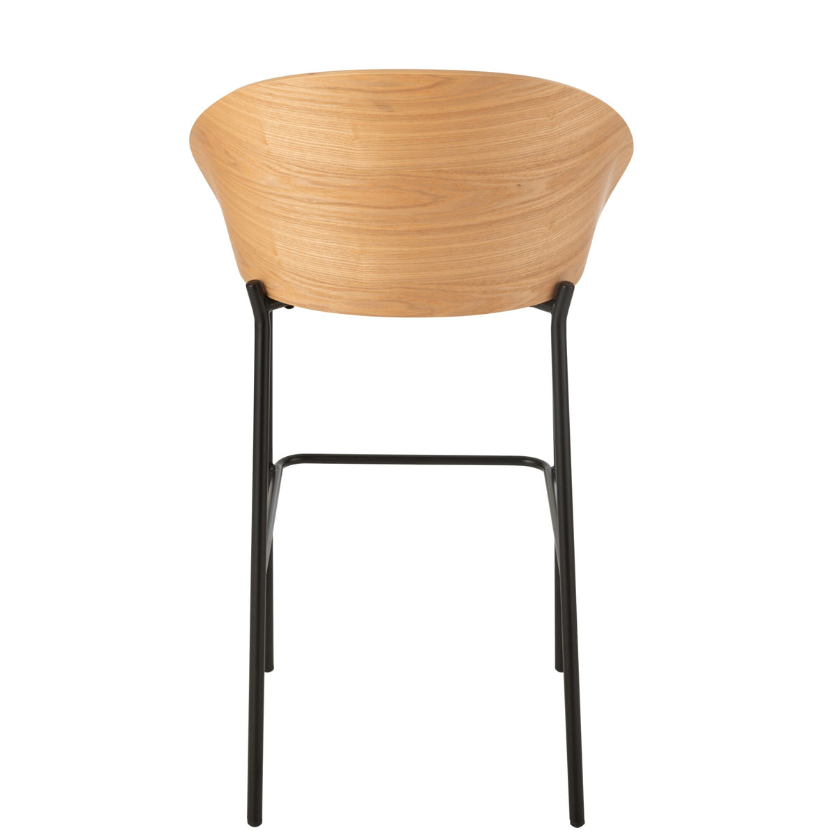 Taburete de bar Lone Multiplex/Metal Natural/Beige J-Line