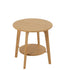 Bijzettafel Rond Bamboe Naturel Small