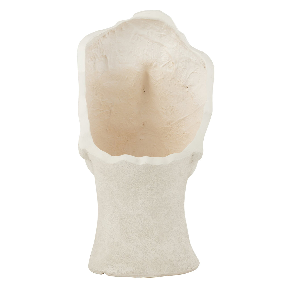 Maceta David Arcilla Blanca Grande J-Line
