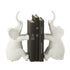Boekensteun Olifant Zittend Polyresin Wit Set - Boekensteun - J-Line - livinglovely.nl