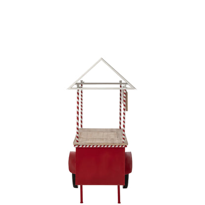 Buffet Kiosco Metal Rojo/Blanco J-Line