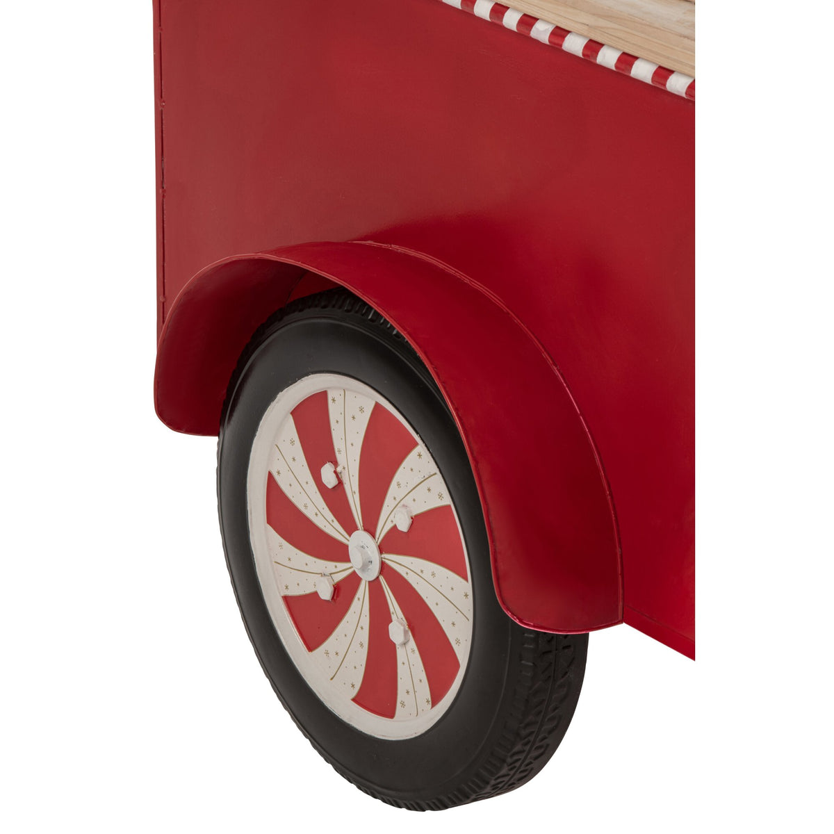 Buffet Kiosco Metal Rojo/Blanco J-Line