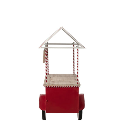 Buffet Kiosco Metal Rojo/Blanco J-Line