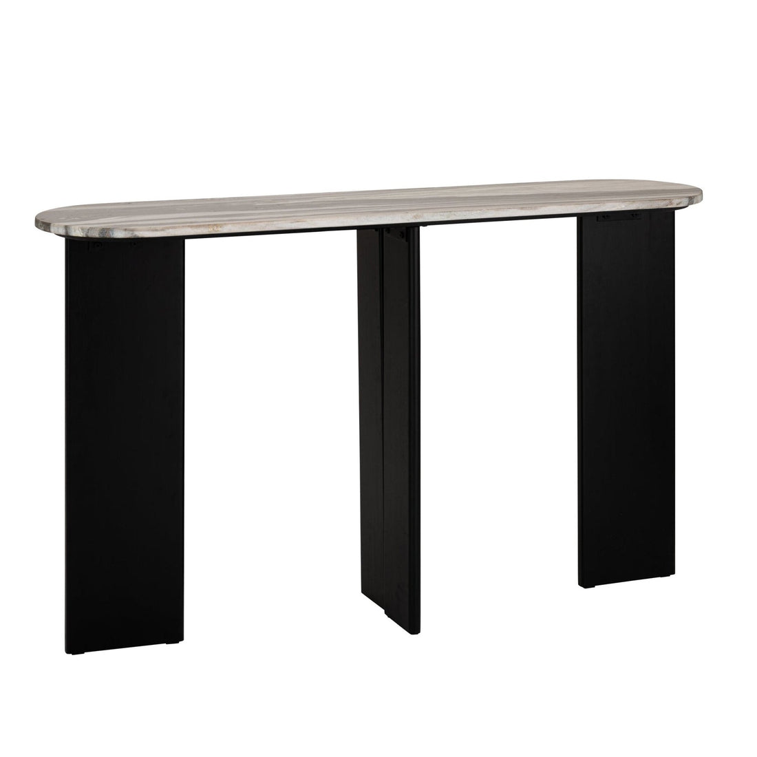 Consola Mathilde Mármol Negro/Gris J-Line