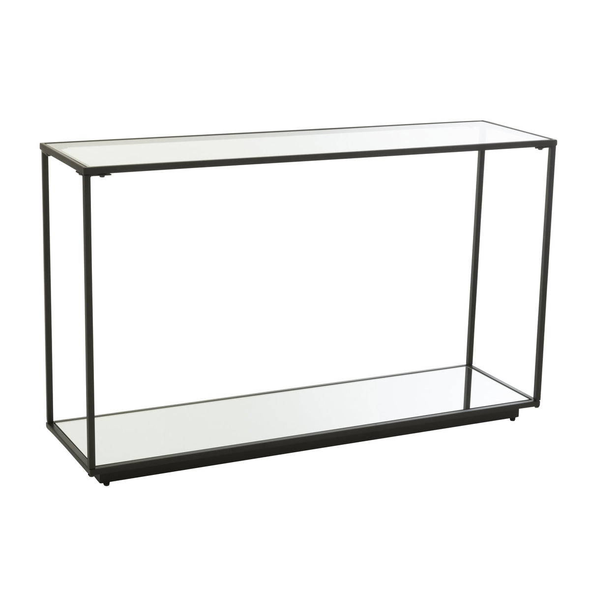 Consola Metal/Vidrio Negro J-Line