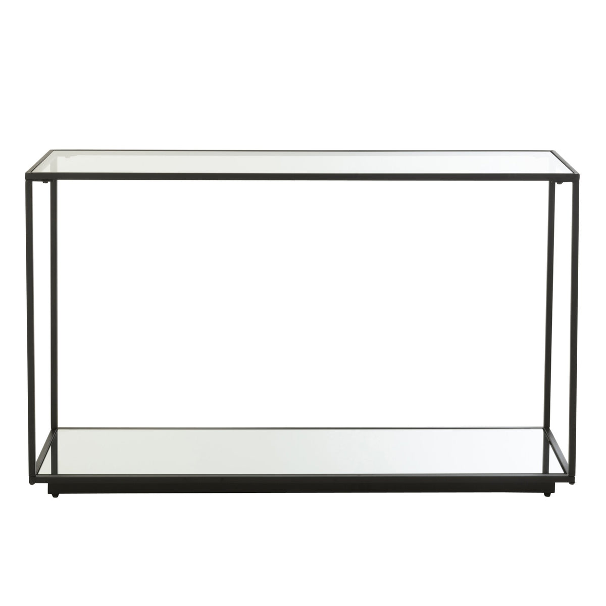 Consola Metal/Vidrio Negro J-Line