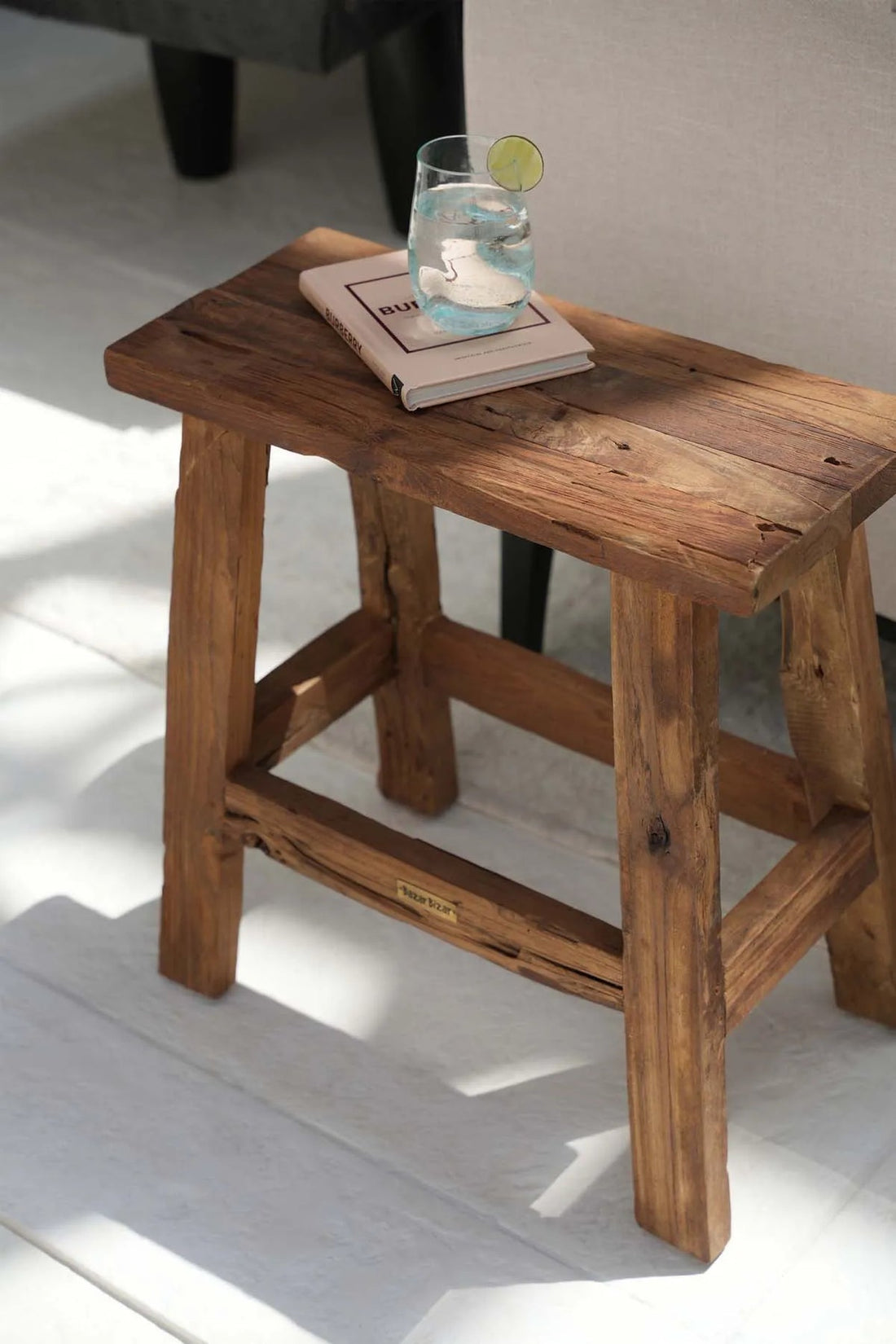 De Fab Rustic Kruk - Naturel - Kruk - Bazar Bizar - livinglovely.nl