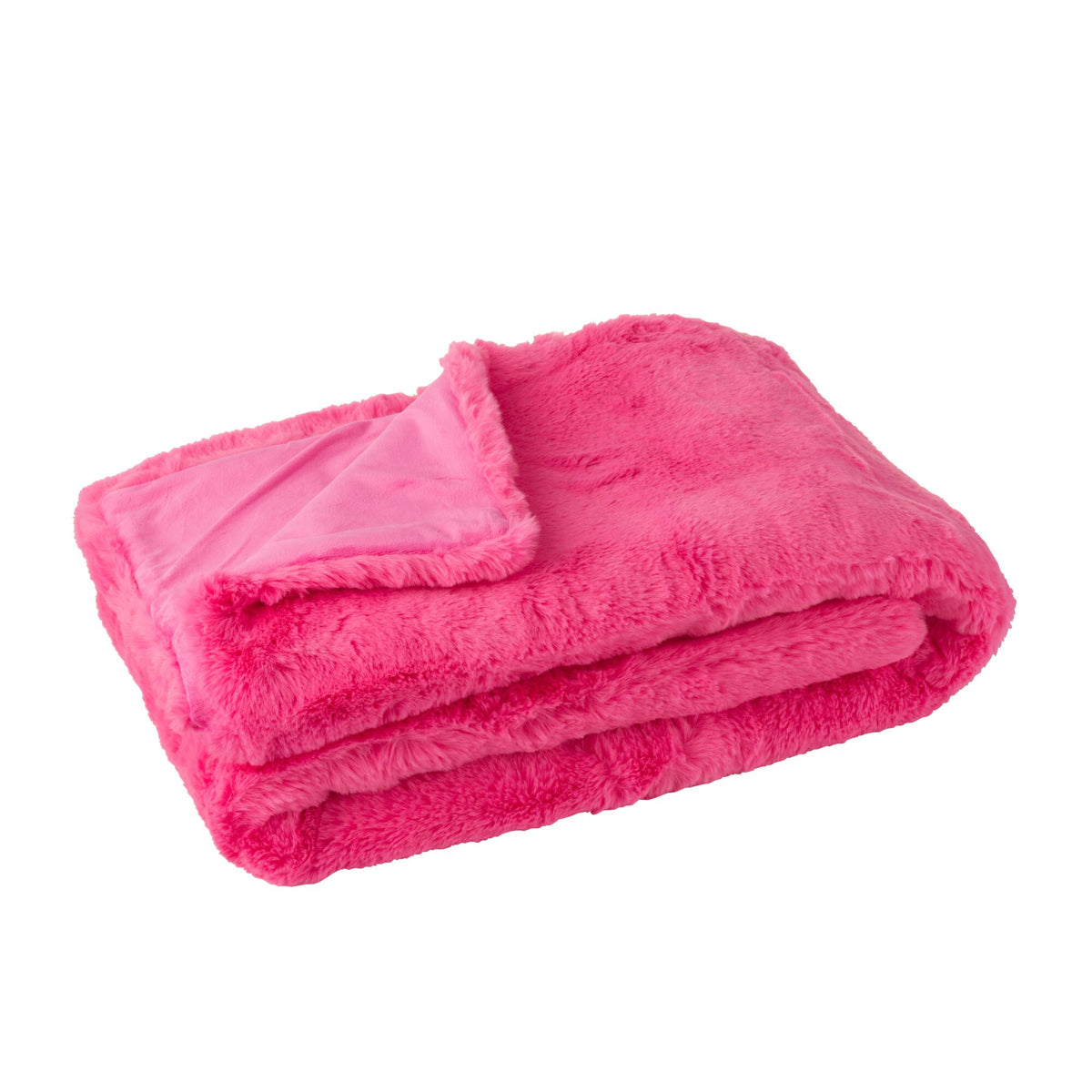 Manta Cutie Poliéster Rosa Flúor L130x180cm J-Line