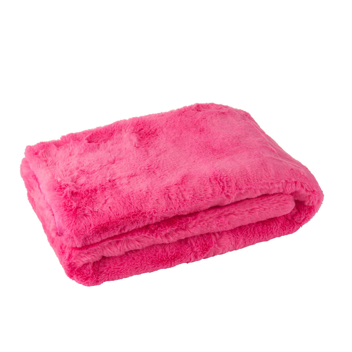 Manta Cutie Poliéster Rosa Flúor L130x180cm J-Line