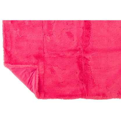 Manta Cutie Poliéster Rosa Flúor L130x180cm J-Line