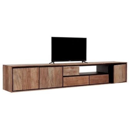 DTP Home Hangend TV Meubel Metropole Extra Large 235cm - TV meubel - DTP Home - livinglovely.nl