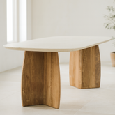 DTP Home Nova Eettafel Travertin 220cm - Eetkamertafel - DTP Home - livinglovely.nl