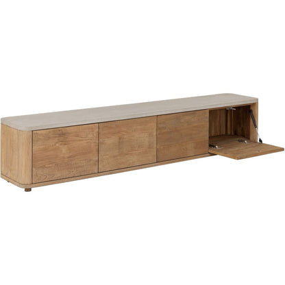 Mueble de TV DTP Home Nova Large con tapa de travertino