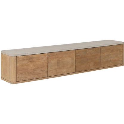 Mueble de TV DTP Home Nova Large con tapa de travertino