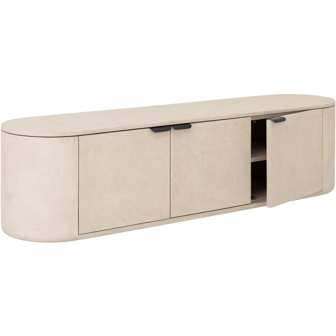 DTP Home Mueble de TV Scala Loft Suspendido Mortex Sand Medium 170cm