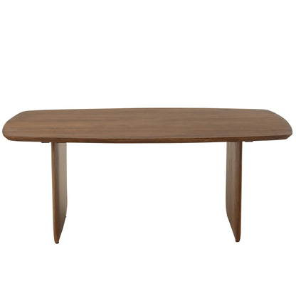 Mesa de comedor de madera de acacia marrón 190 cm J-Line