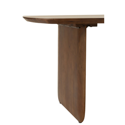 Mesa de comedor de madera de acacia marrón 190 cm J-Line