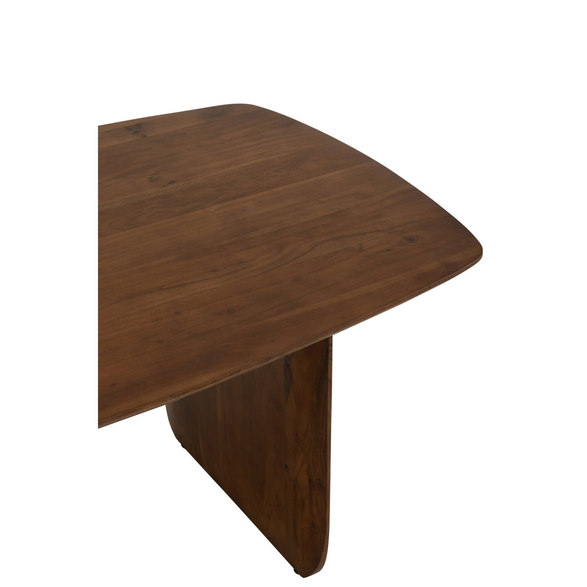 Mesa de comedor de madera de acacia marrón 190 cm J-Line