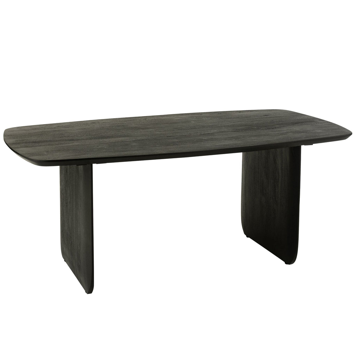 Mesa de comedor de madera de acacia negra 190x100 cm J-Line