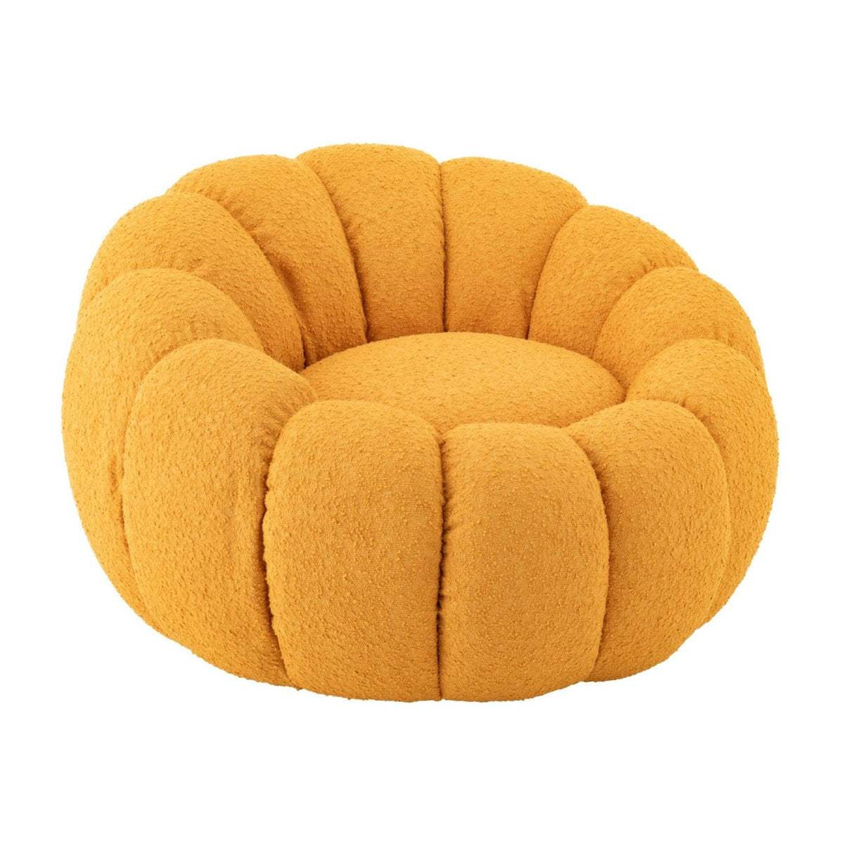 Sillón Flower Espuma Amarillo Mostaza J-Line