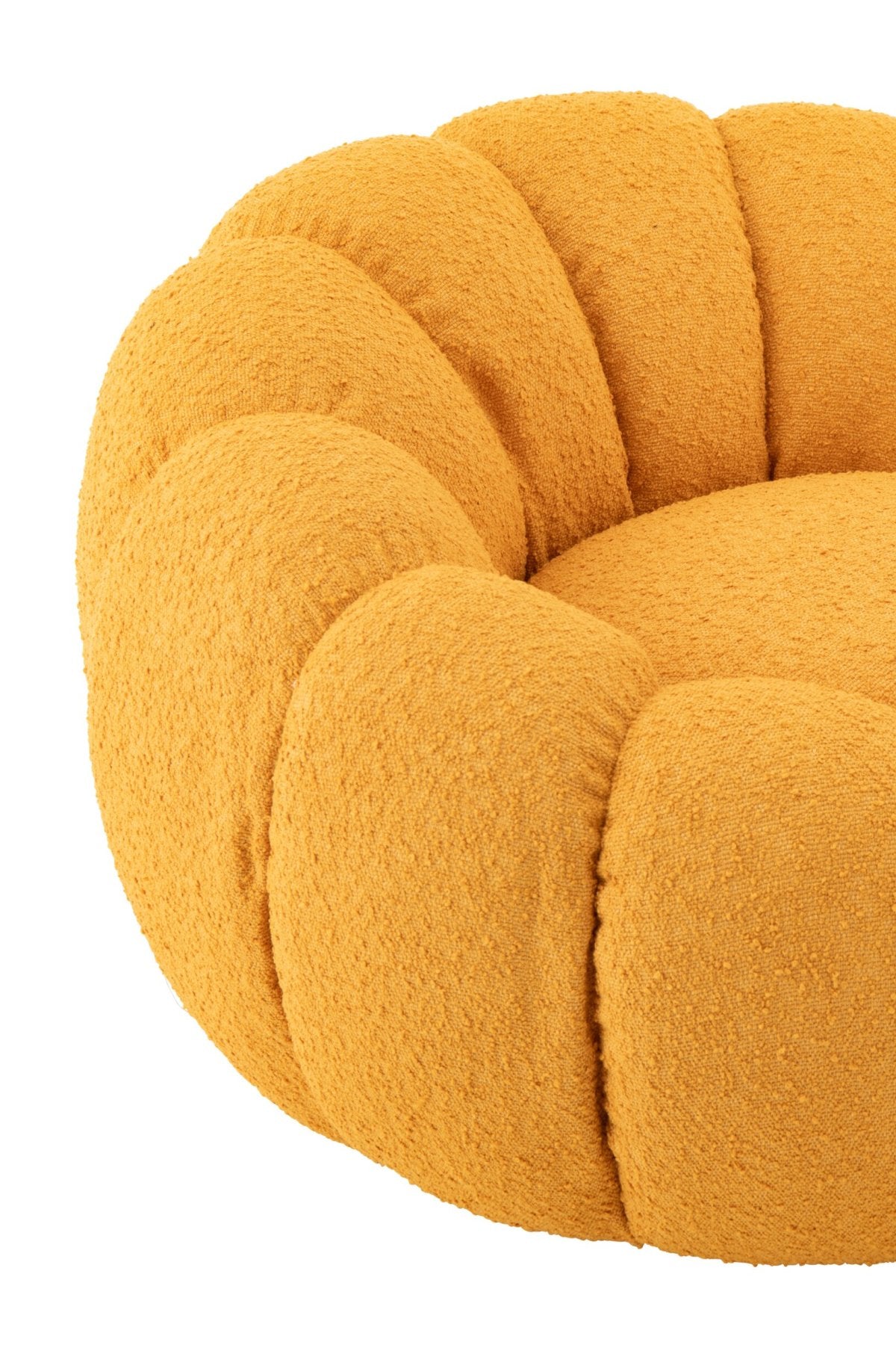 Sillón Flower Espuma Amarillo Mostaza J-Line