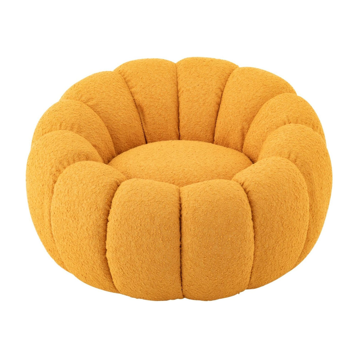 Sillón Flower Espuma Amarillo Mostaza J-Line