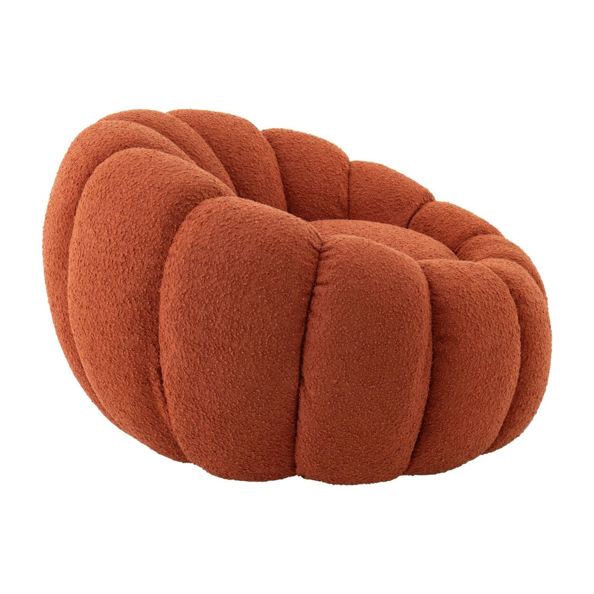 Sillón Flower Espuma Marrón Óxido J-Line