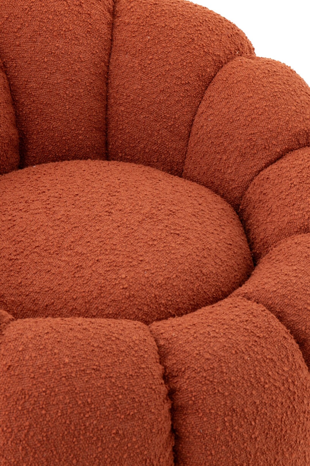 Sillón Flower Espuma Marrón Óxido J-Line