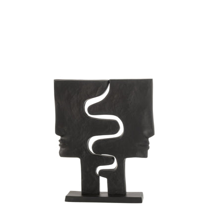 Figura Rostros Sobre Pie Aluminio J-Line