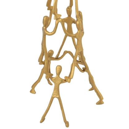 Figura Tower Aluminio Dorado H147cm J-Line