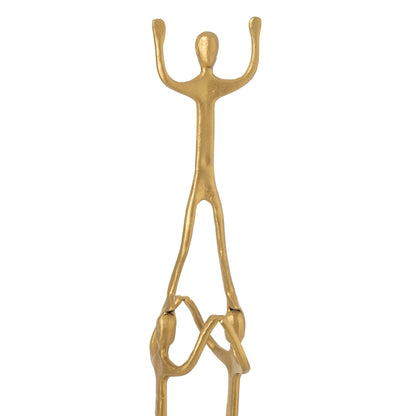 Figura Tower Aluminio Dorado H147cm J-Line