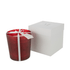 Geurkaars Deluxe Glas Root Large 140uur - Geurkaars - J-Line - livinglovely.nl
