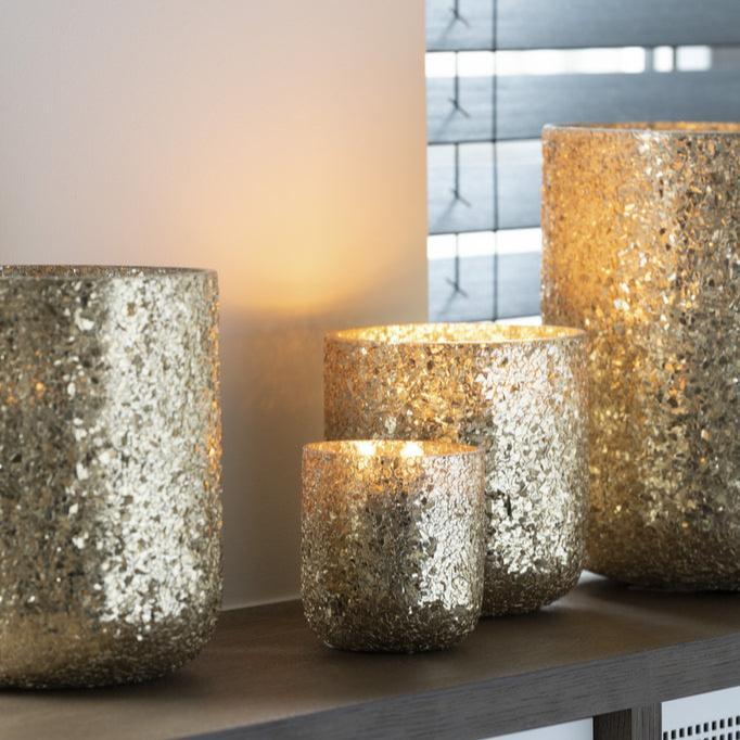 Geurkaars Luxuria Goud Medium J-Line - 60 Uur