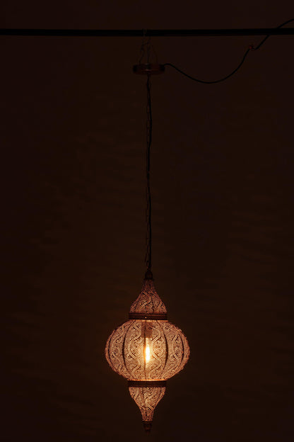 Hanglamp Boor Metaal Goud Small - Hanglamp - J-Line - livinglovely.nl