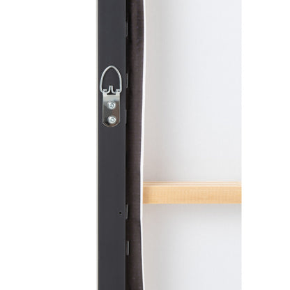 Panel de pared J-Line Frame Woman lienzo madera negro J-Line