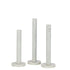 Kaarshouder Marmer Wit set van 3 - Kandelaar - J-Line - livinglovely.nl