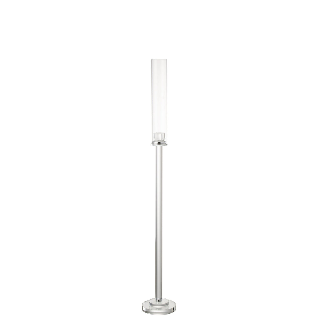 Portavelas Moira Vidrio Transparente Mediano H100cm J-Line