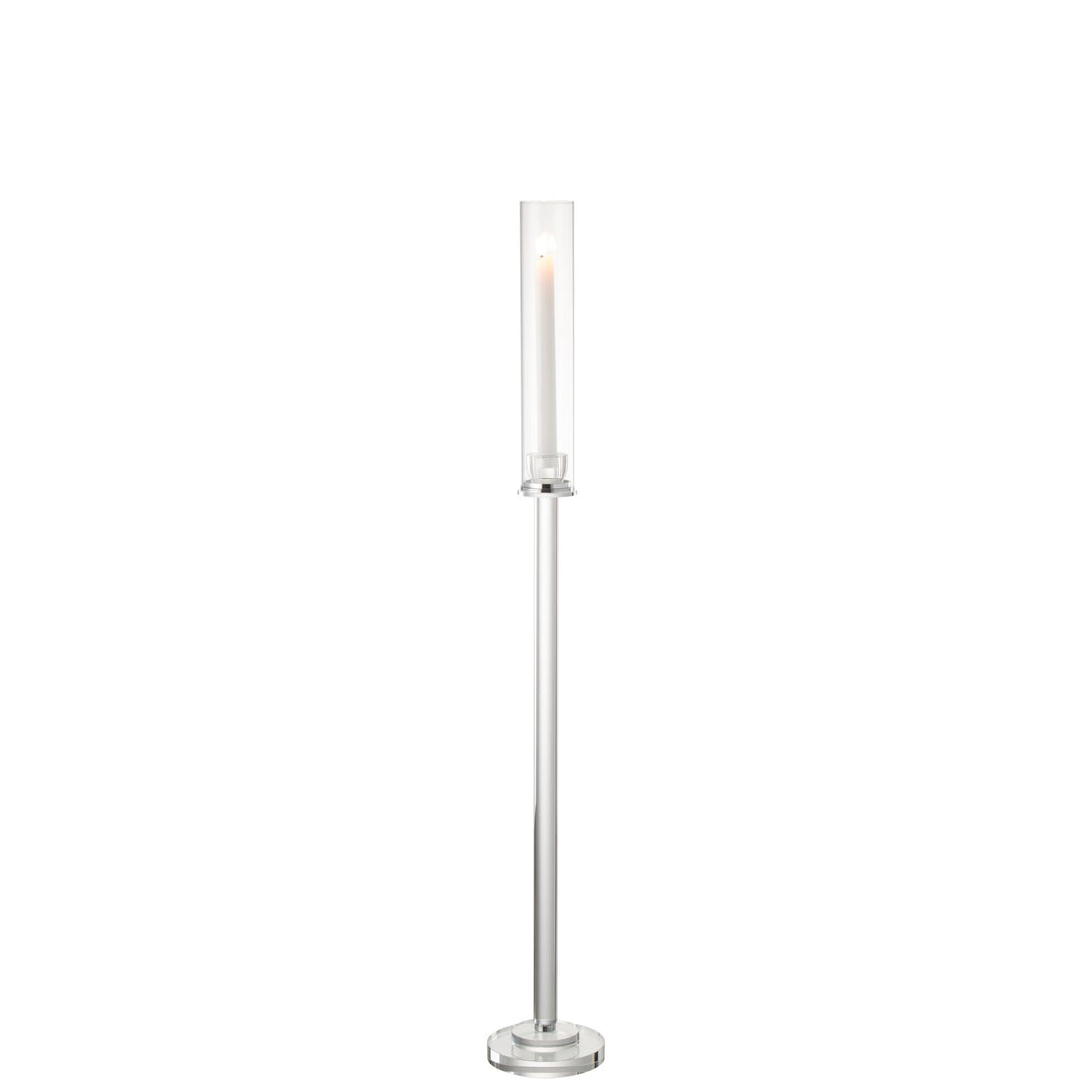 Portavelas Moira Vidrio Transparente Mediano H100cm J-Line