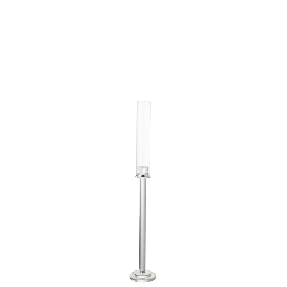 Portavelas Moira Vidrio Transparente Pequeño H80cm J-Line