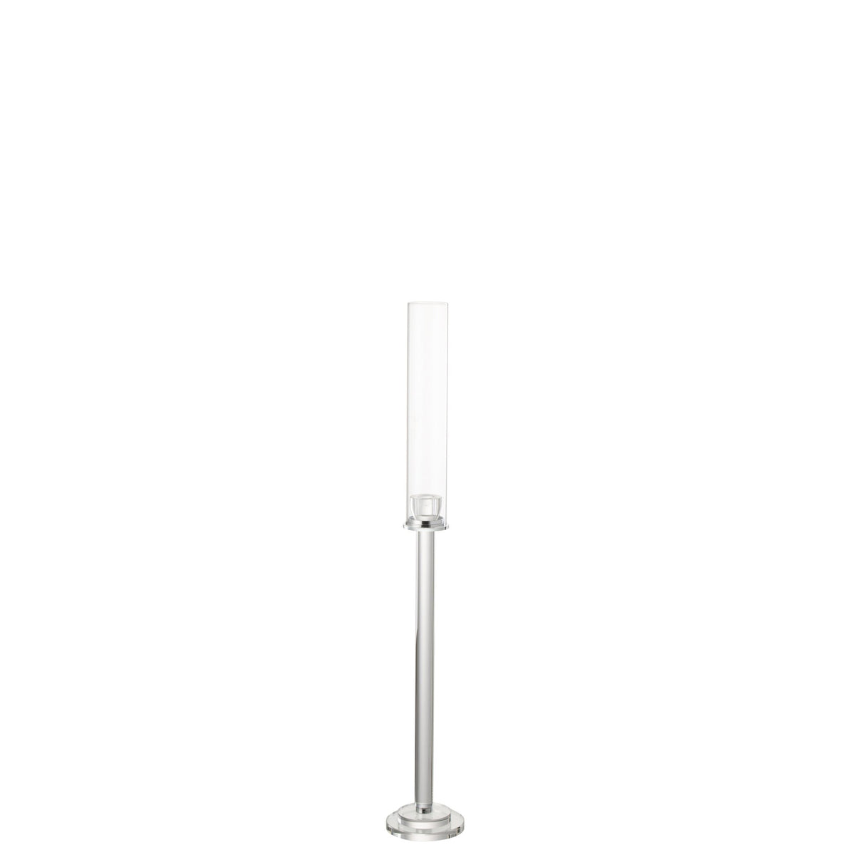 Portavelas Moira Vidrio Transparente Pequeño H80cm J-Line