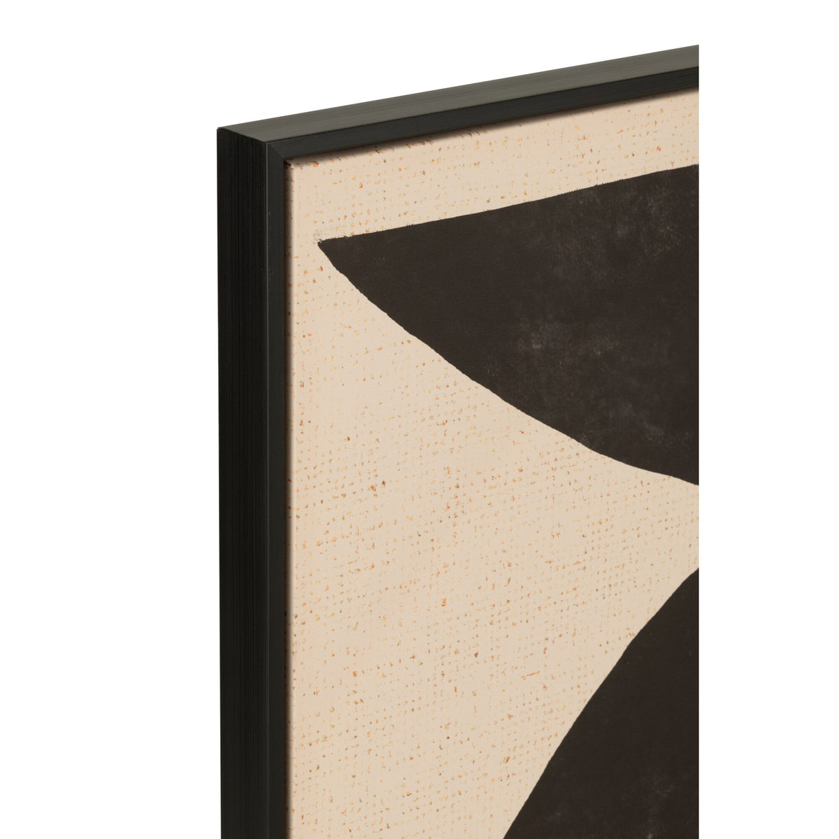 Marcos Formas Étnicas Madera/Lienzo Marrón/Negro J-Line