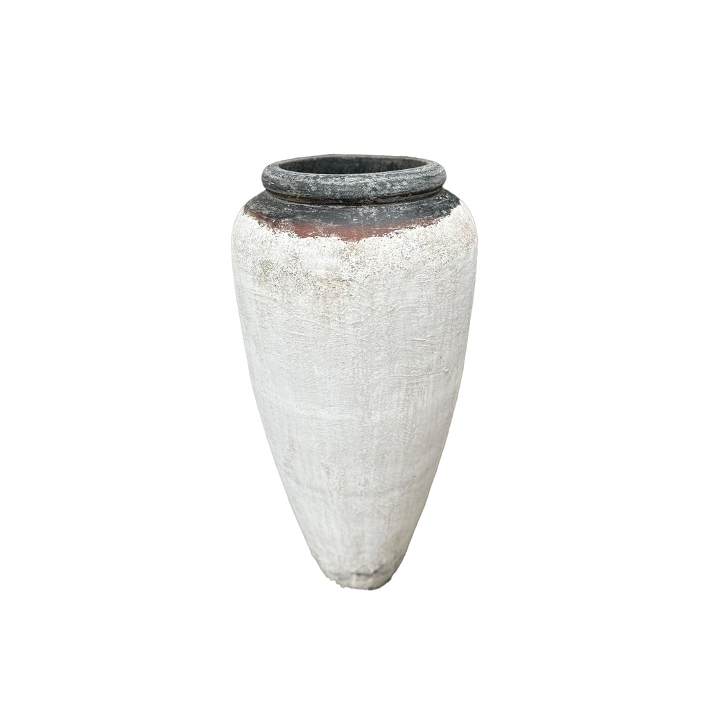 Kajetan Bloempot Wit Large PTMD - Pot - PTMD - livinglovely.nl