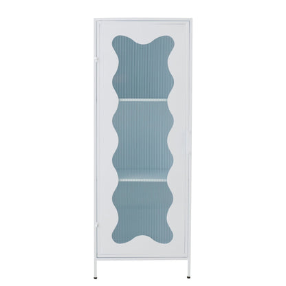 Kast Golf Ijzer/Glas Wit J-Line