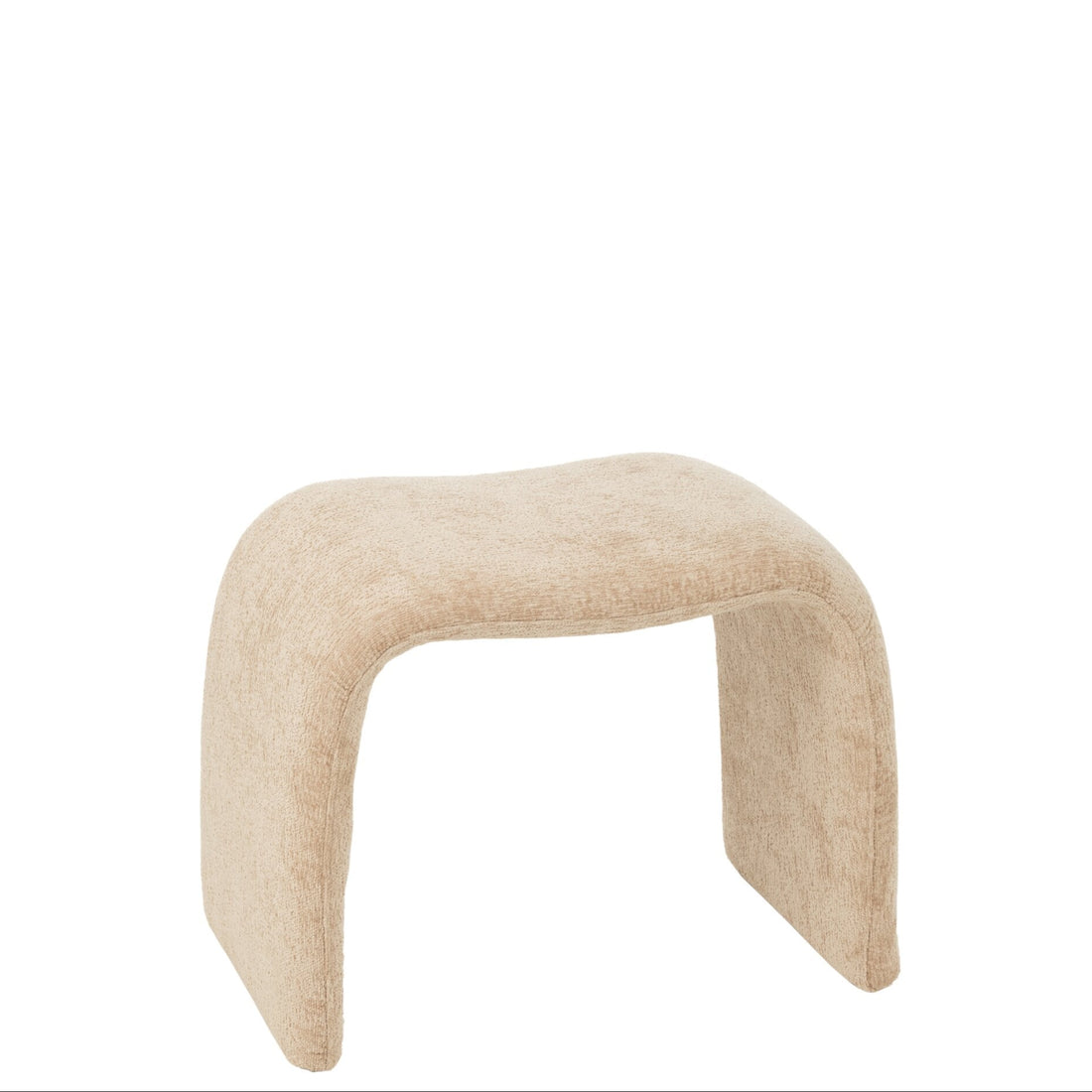 Taburete N Shape Textil Beige J-Line