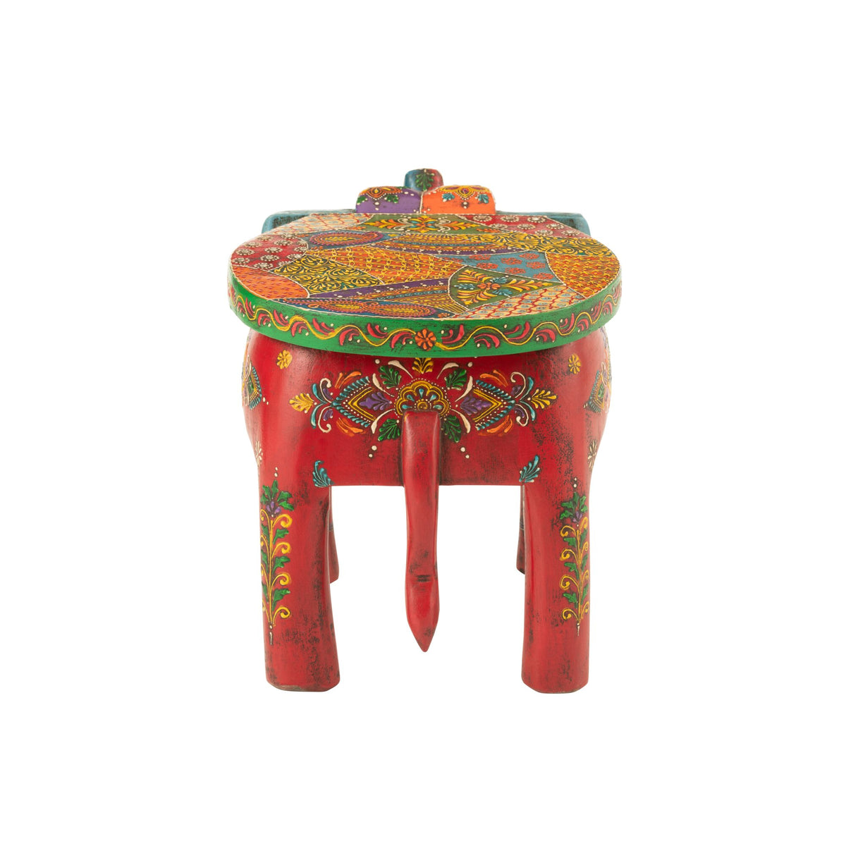 Taburete Elefante Delhi Madera de Mango Mix J-Line