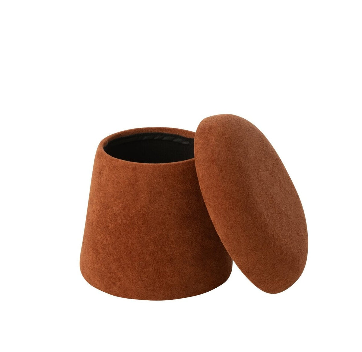 Taburete seta MDF terracota pequeño J-Line