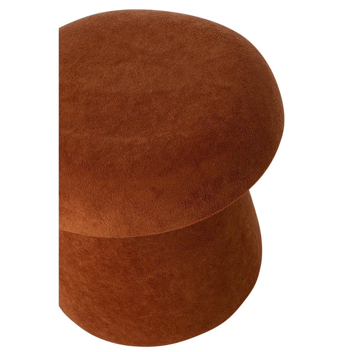 Taburete seta MDF terracota pequeño J-Line