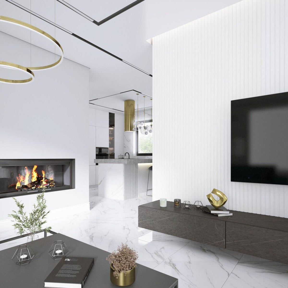 Lamelio 3D wandpaneel - Infinity Olmo - Lamelio - Lamelio - livinglovely.nl