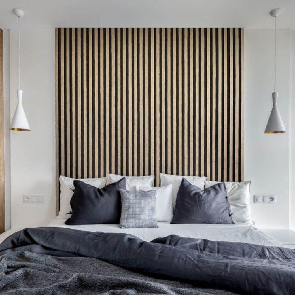 Lamelio Houtlook Wandpaneel - Vasco Eiken Goud - Lamelio - Lamelio - livinglovely.nl